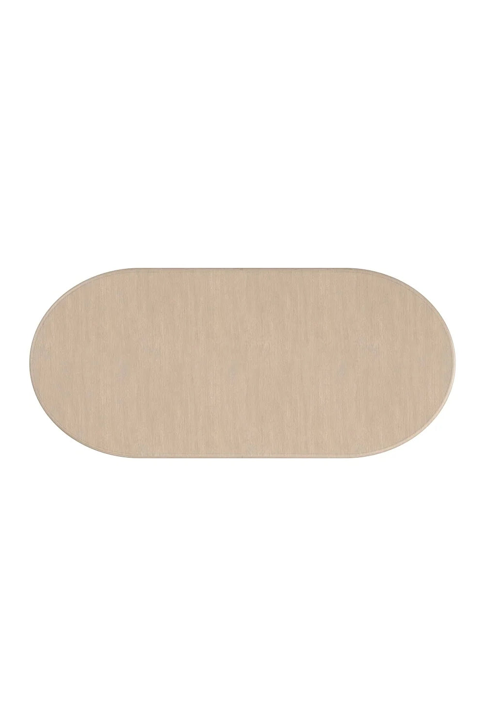 Luxury Emphasis Oval Oak Dining Table Modern Italian Style for Villa