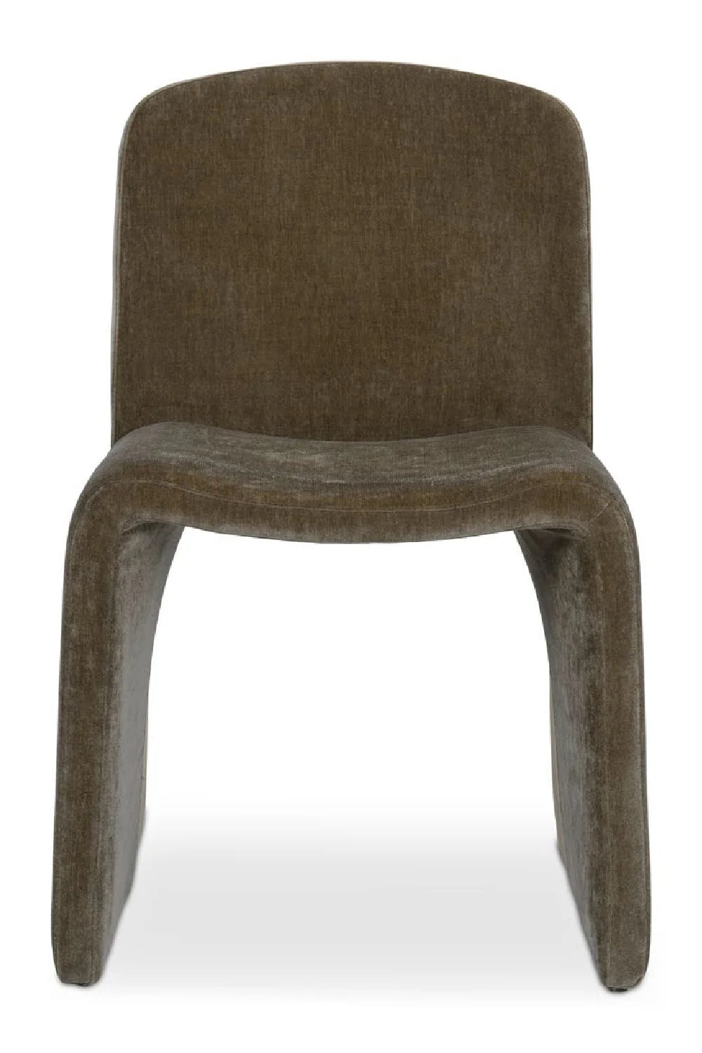 Luxury Ergonomic Fabric Modern Dining Chair European Style for Villa