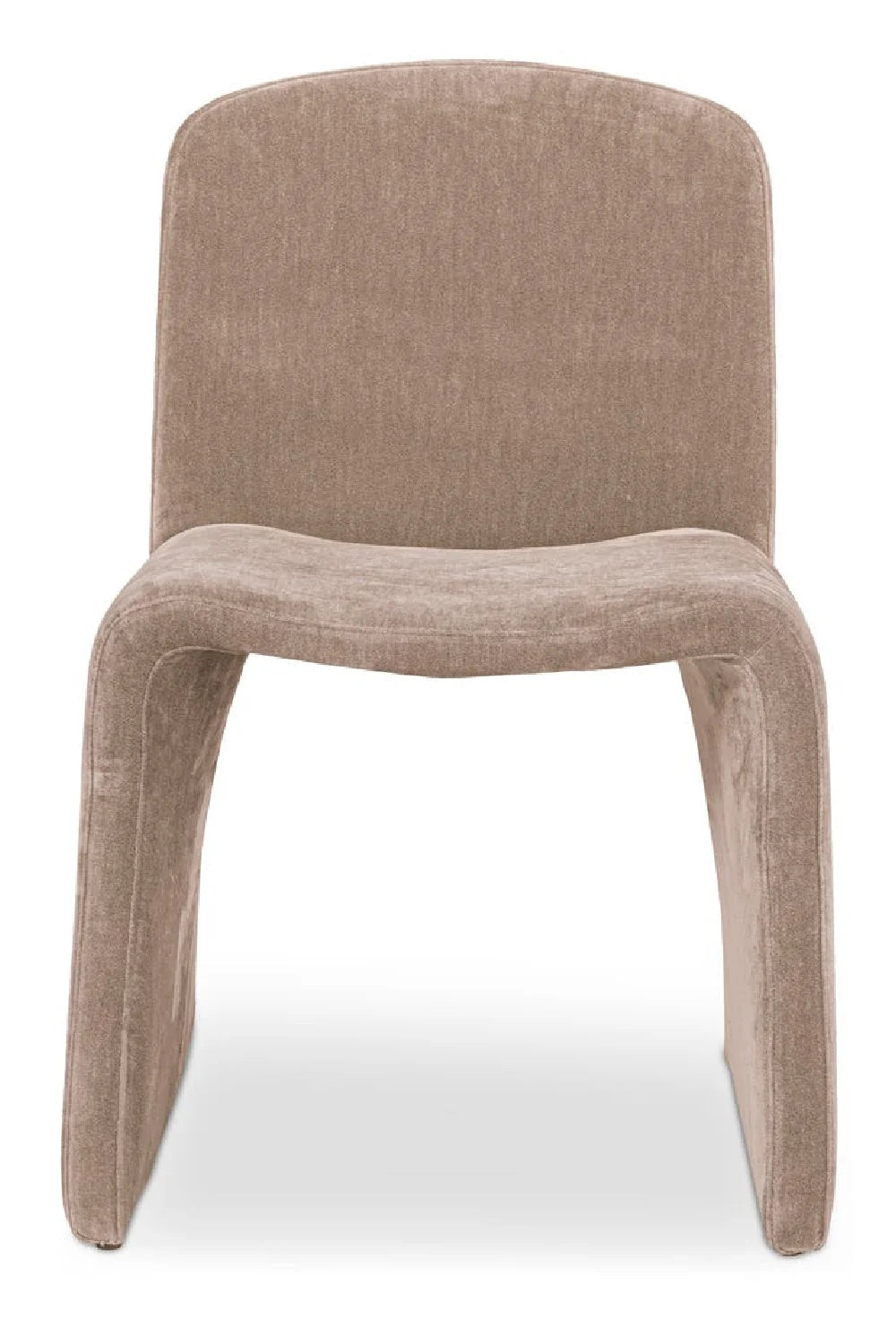 Luxury Ergonomic Fabric Modern Dining Chair European Style for Villa