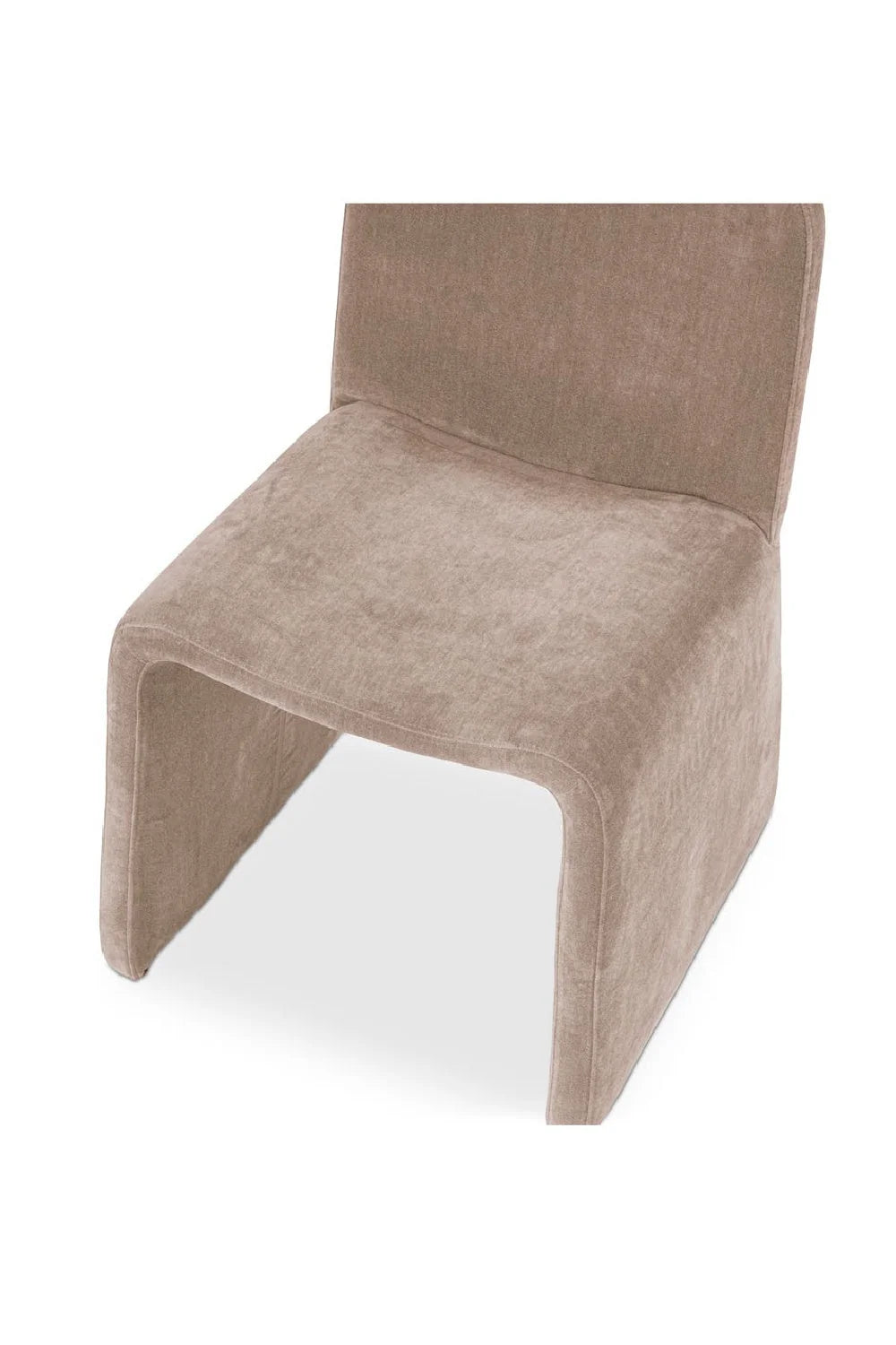 Luxury Ergonomic Fabric Modern Dining Chair European Style for Villa