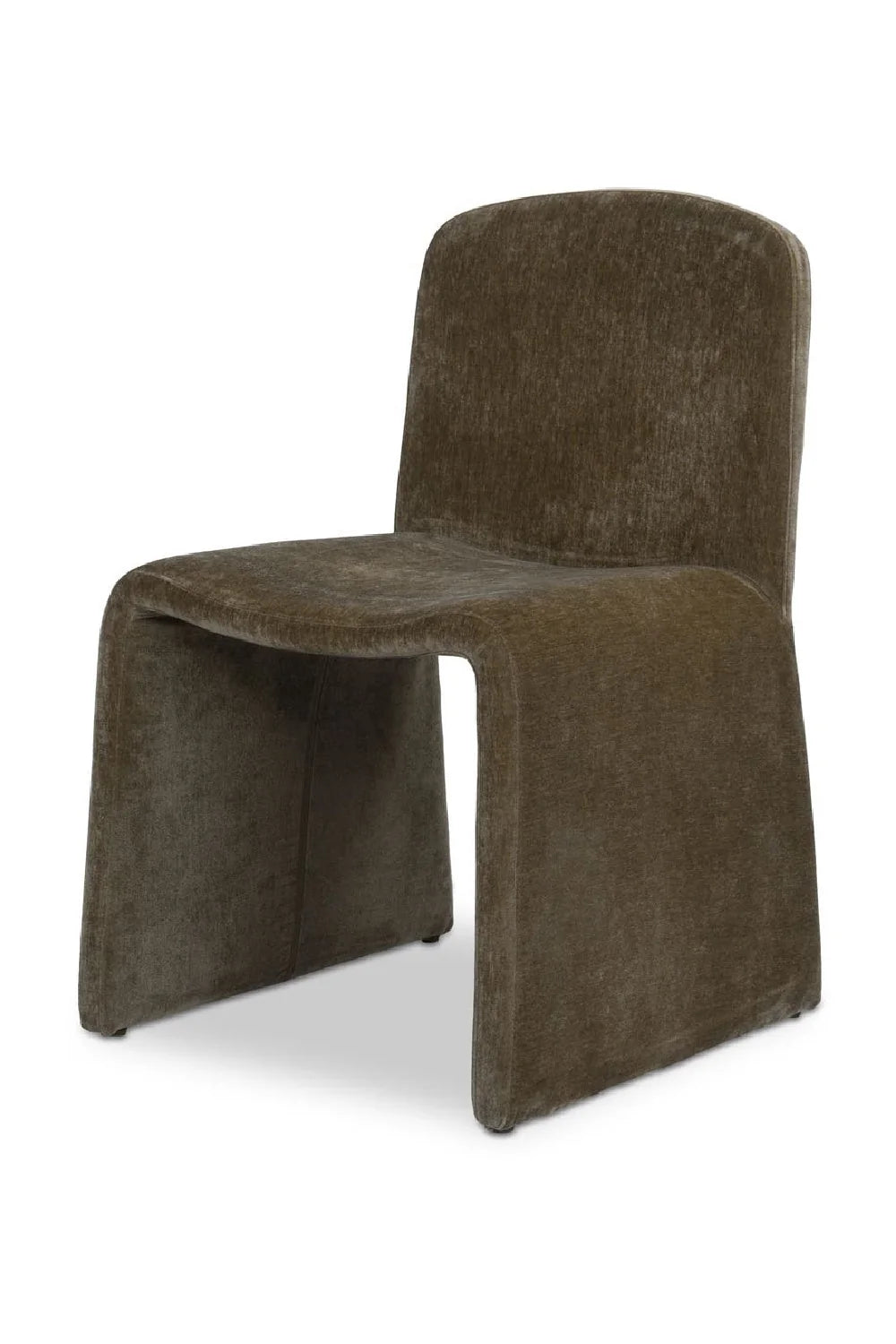 Luxury Ergonomic Fabric Modern Dining Chair European Style for Villa