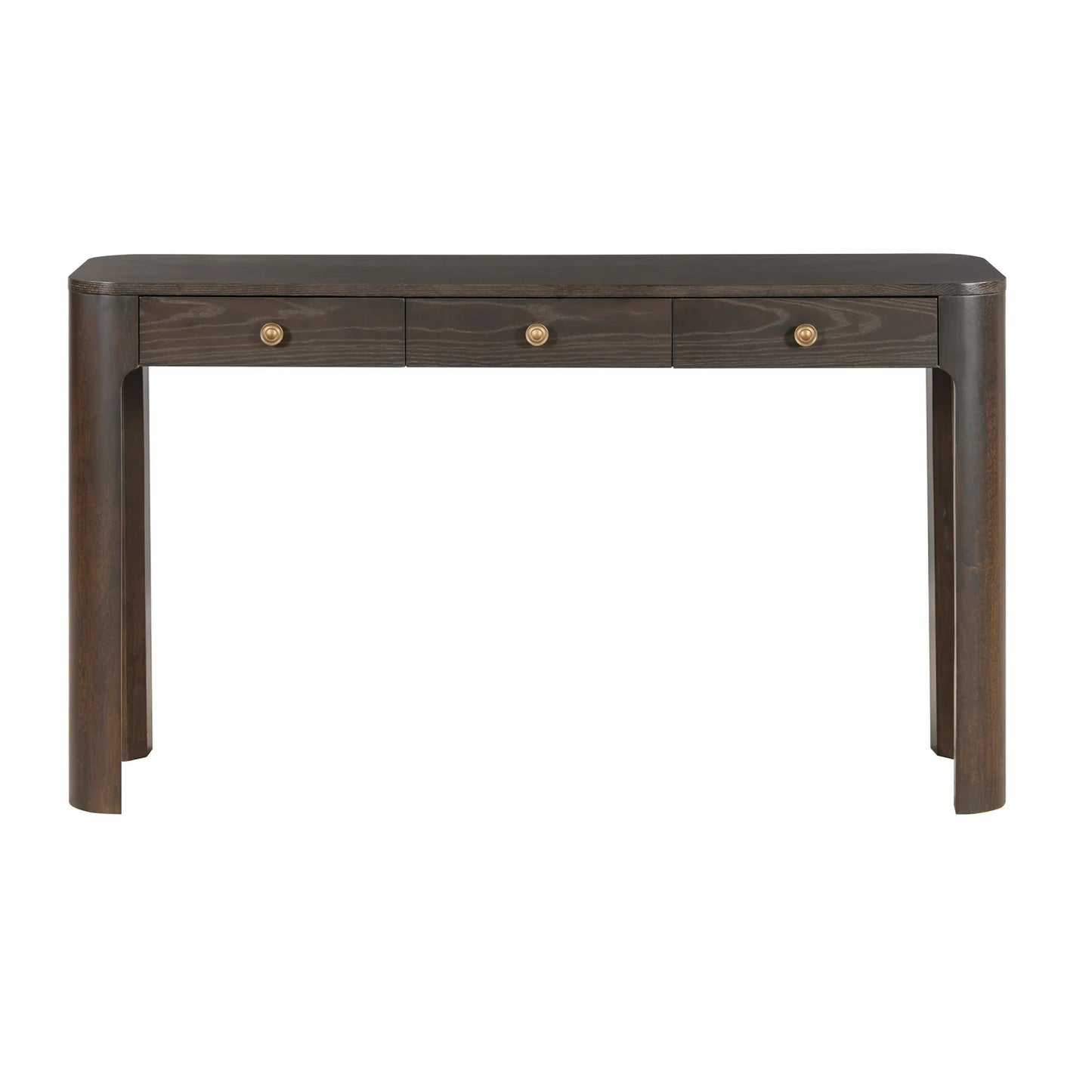 Luxury Espresso Wooden Console Table Modern Italian Style for Villa