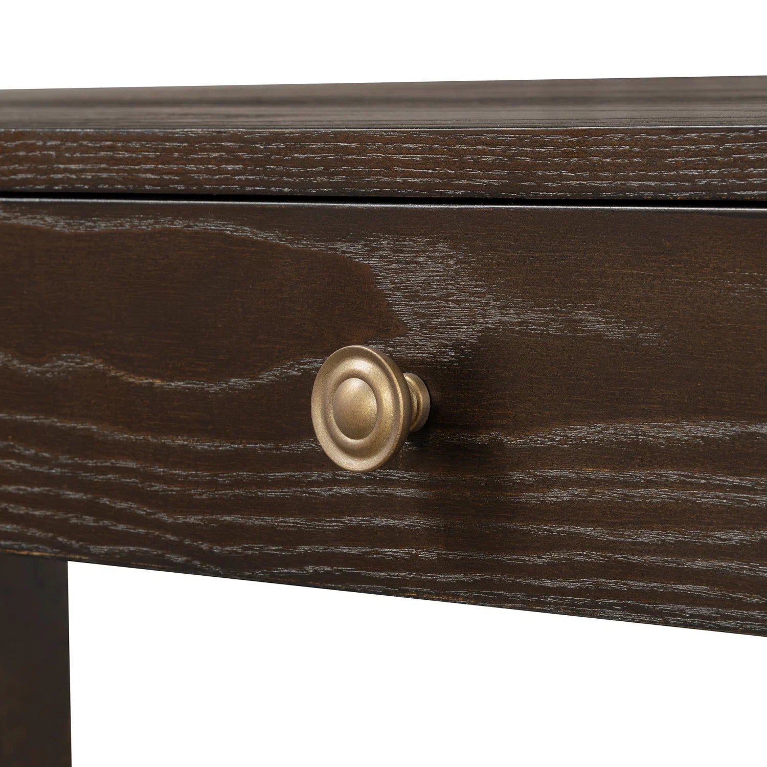 Luxury Espresso Wooden Console Table Modern Italian Style for Villa