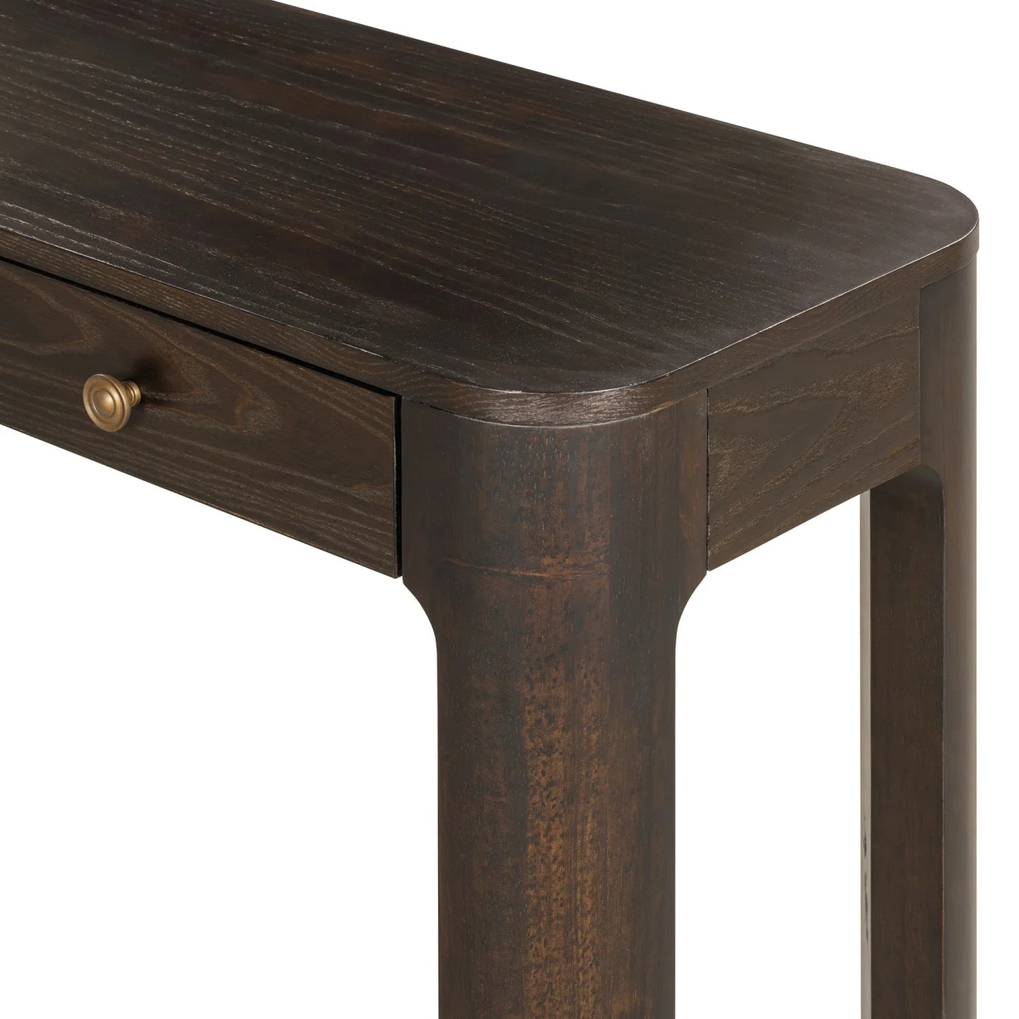 Luxury Espresso Wooden Console Table Modern Italian Style for Villa