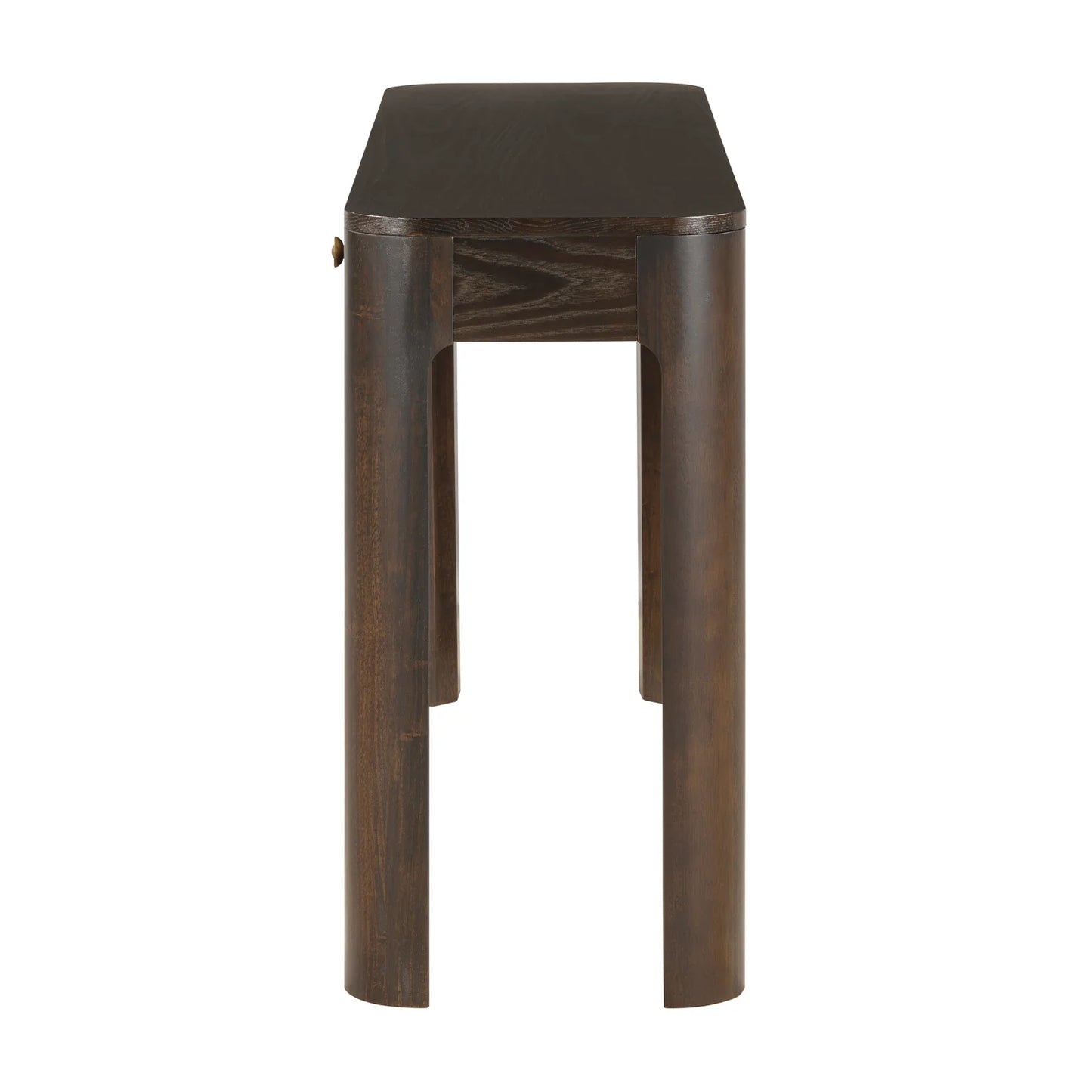 Luxury Espresso Wooden Console Table Modern Italian Style for Villa