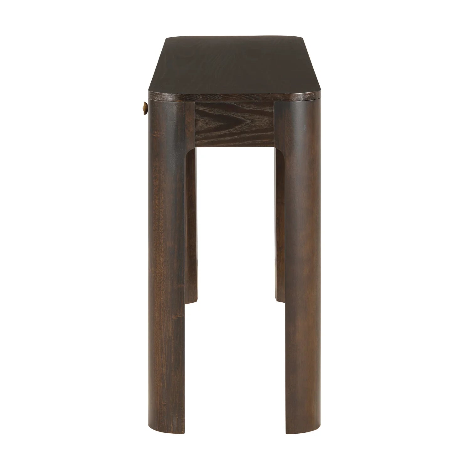Luxury Espresso Wooden Console Table Modern Italian Style for Villa