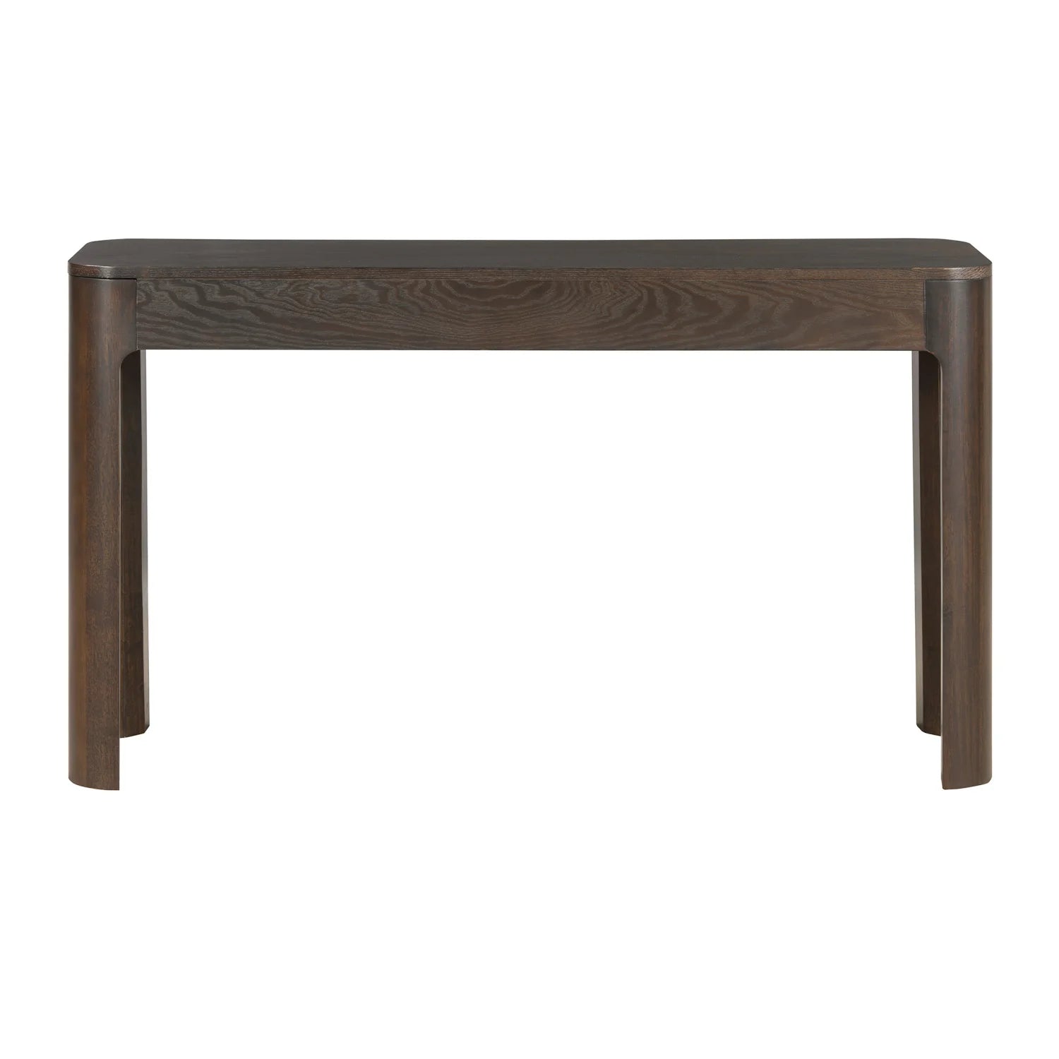 Luxury Espresso Wooden Console Table Modern Italian Style for Villa