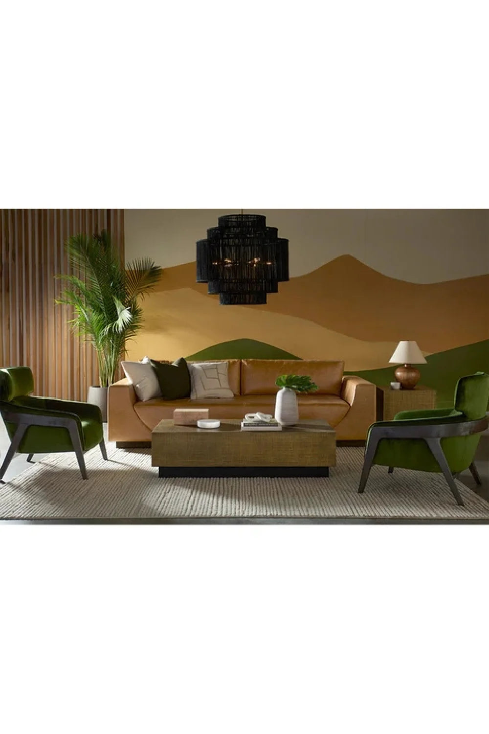 Luxury Etched Antique Brass Rectangular Coffee Table Modern Italian Style for Villa