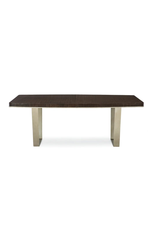 Luxury Eucalyptus Extendable Dining Table Modern Italian Style for Villa