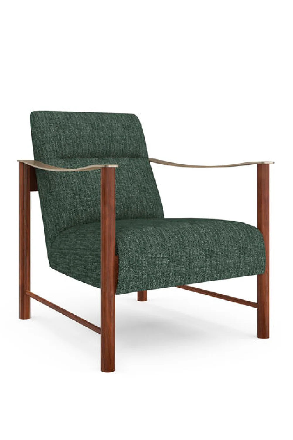 Luxury Eucalyptus Linen Accent Chair European Style for Villa