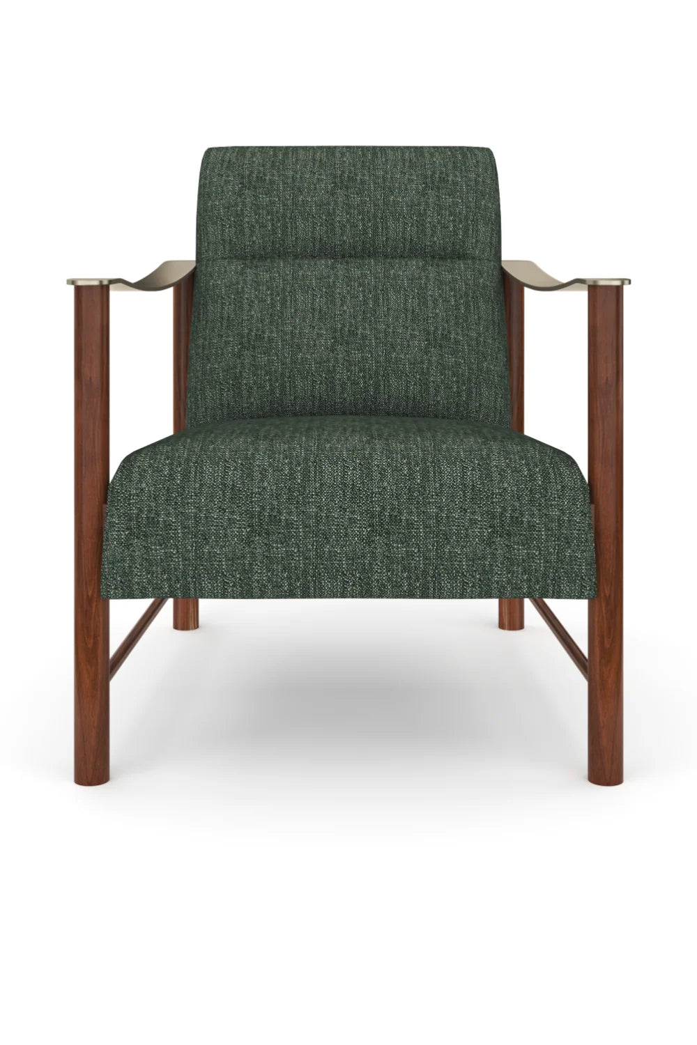 Luxury Eucalyptus Linen Accent Chair European Style for Villa
