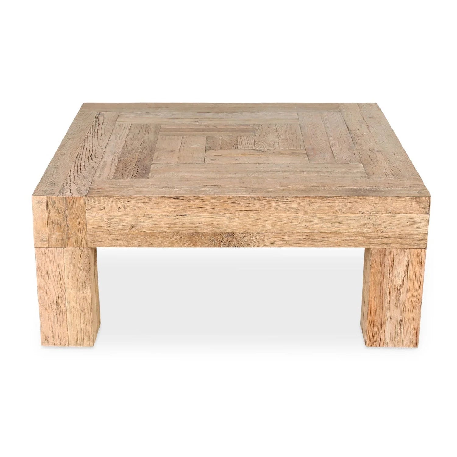 Luxury Evander Solid Oak Coffee Table Modern Italian Style for Villa