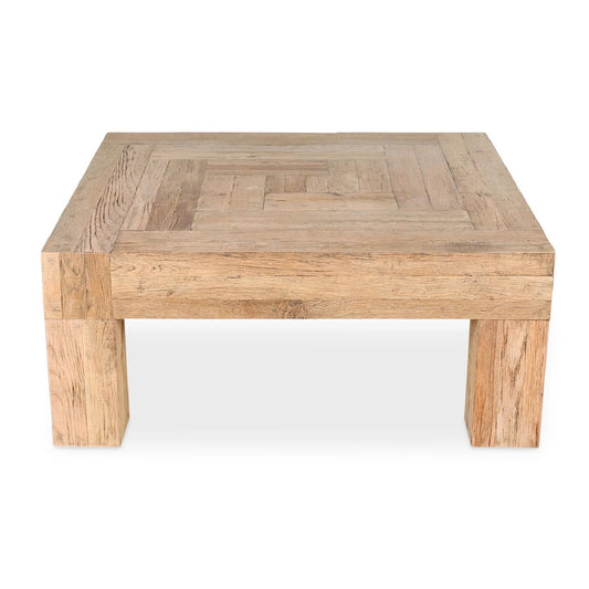 Luxury Evander Solid Oak Coffee Table Modern Italian Style for Villa
