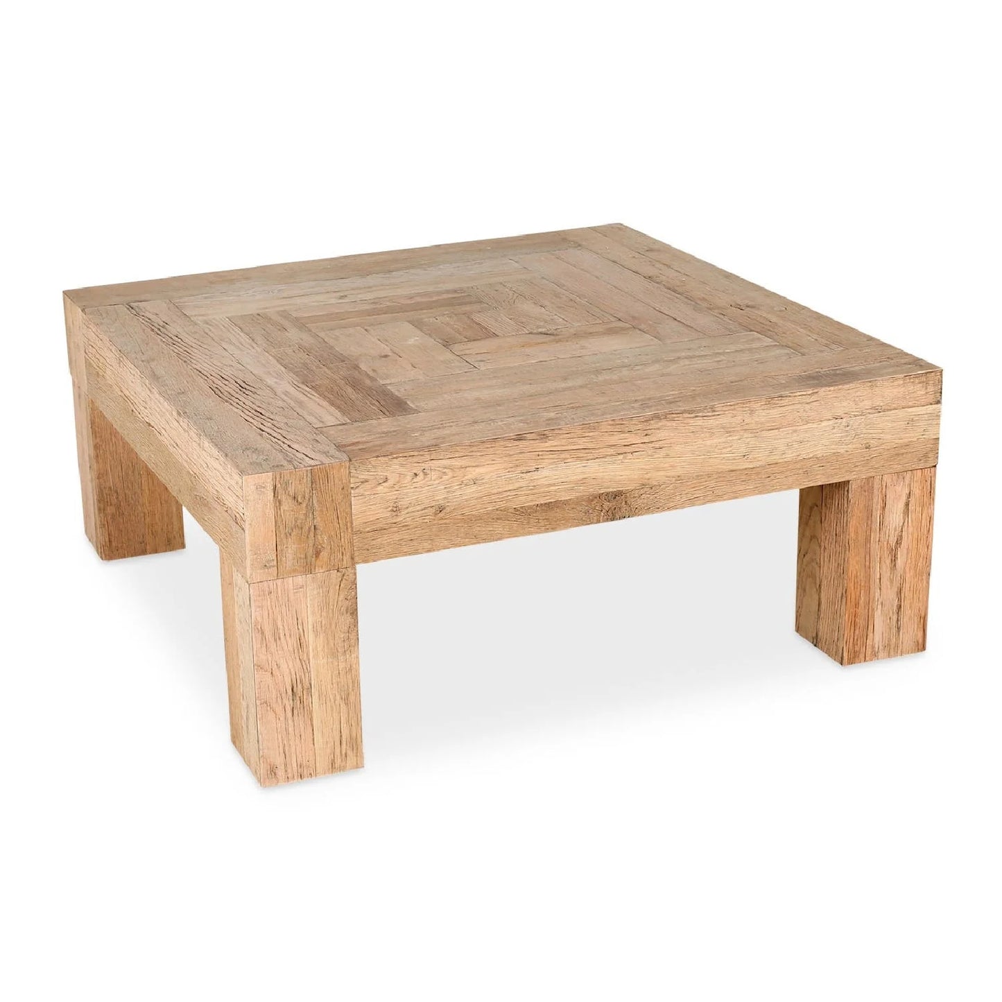 Luxury Evander Solid Oak Coffee Table Modern Italian Style for Villa