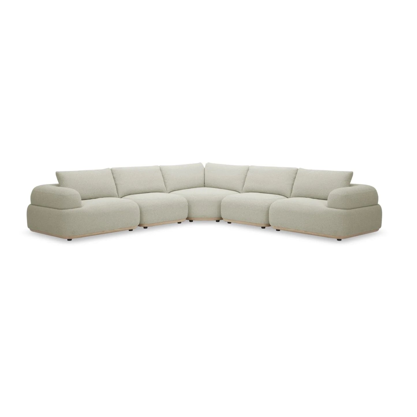 Luxury Evans Fabric Modular Sectional Sofa Modern Italian Style for Villa