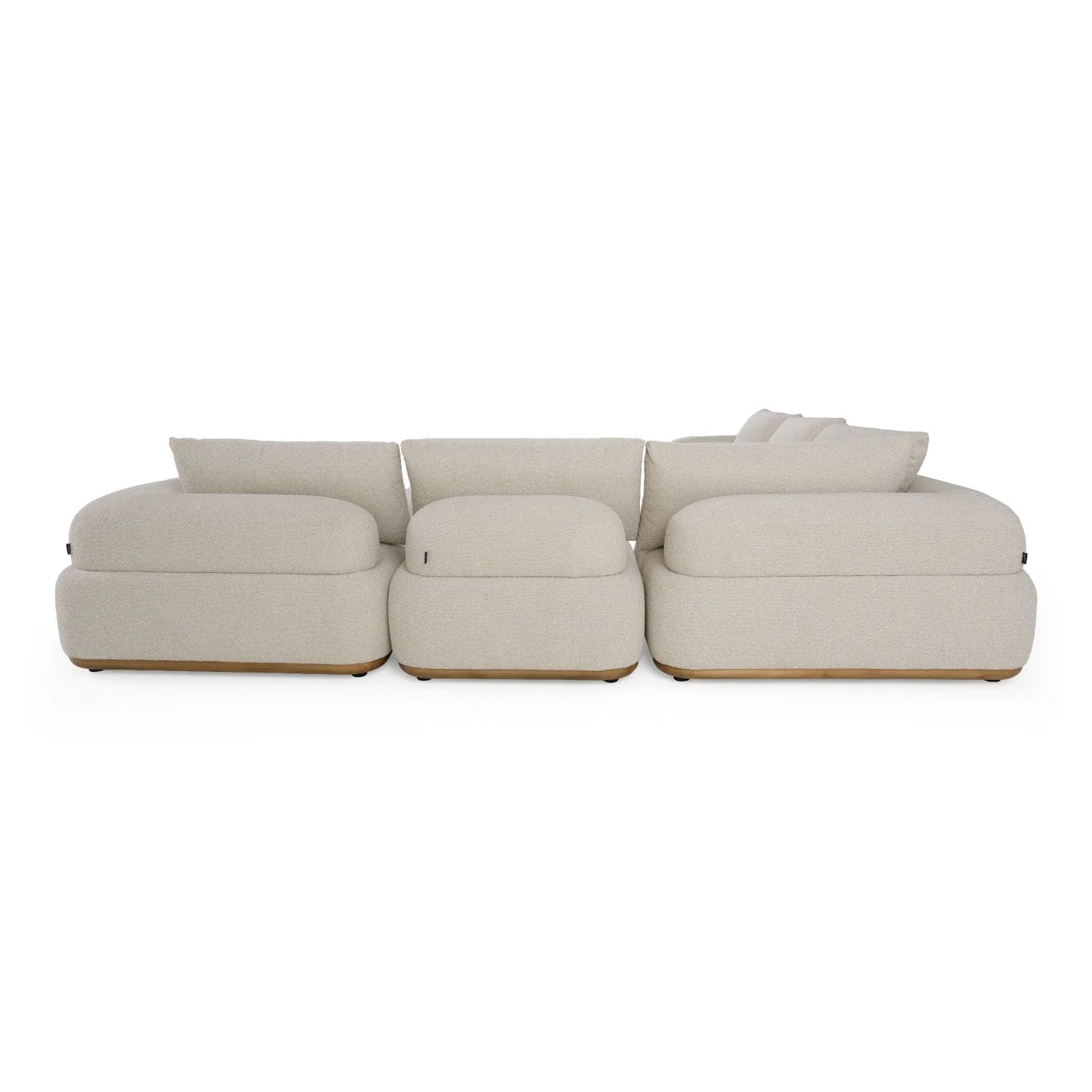 Luxury Evans Fabric Modular Sectional Sofa Modern Italian Style for Villa
