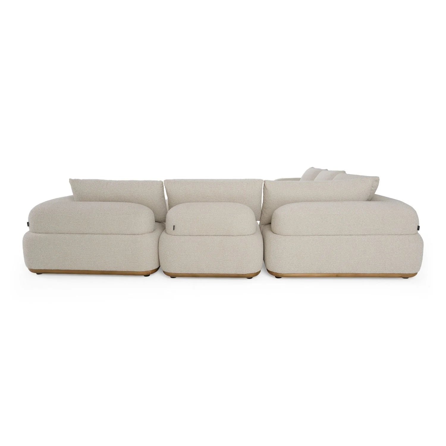Luxury Evans Fabric Modular Sectional Sofa Modern Italian Style for Villa