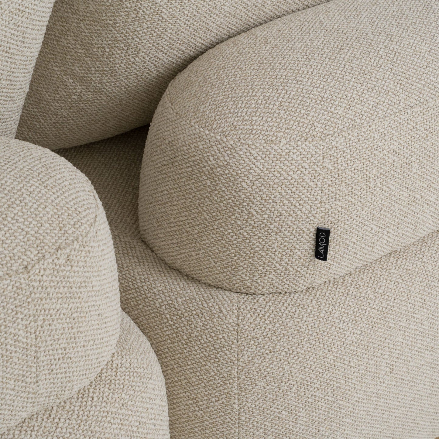 Luxury Evans Fabric Modular Sectional Sofa Modern Italian Style for Villa