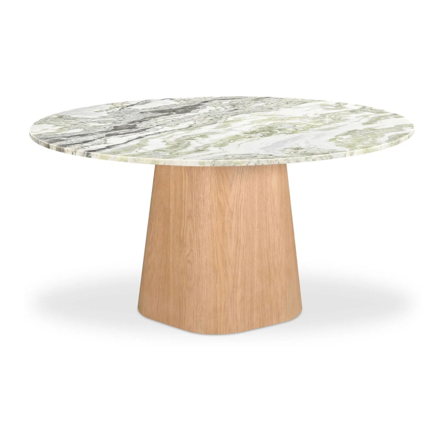 Luxury Evelyn Round Onyx Marble Dining Table Modern Italian Style for Villa
