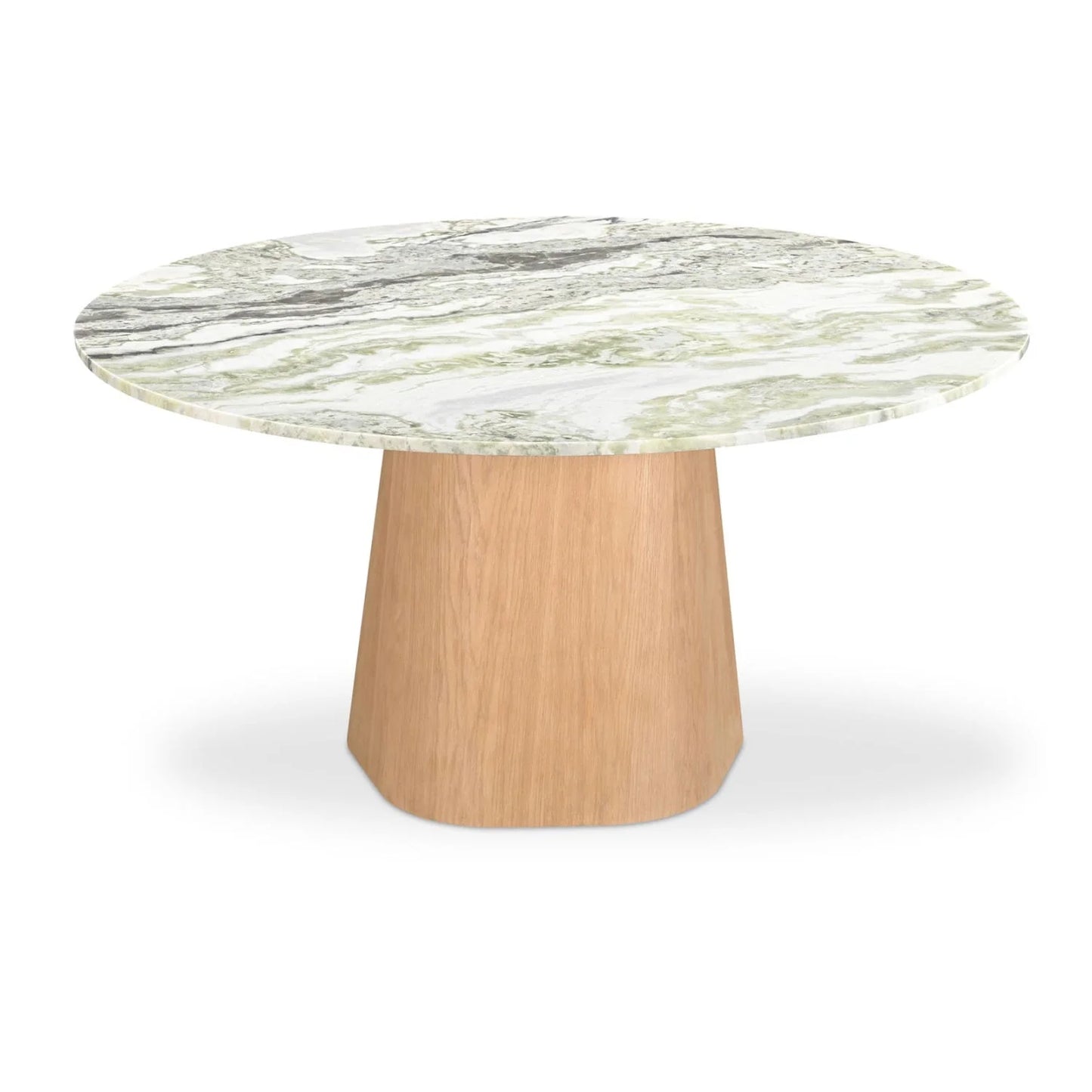 Luxury Evelyn Round Onyx Marble Dining Table Modern Italian Style for Villa