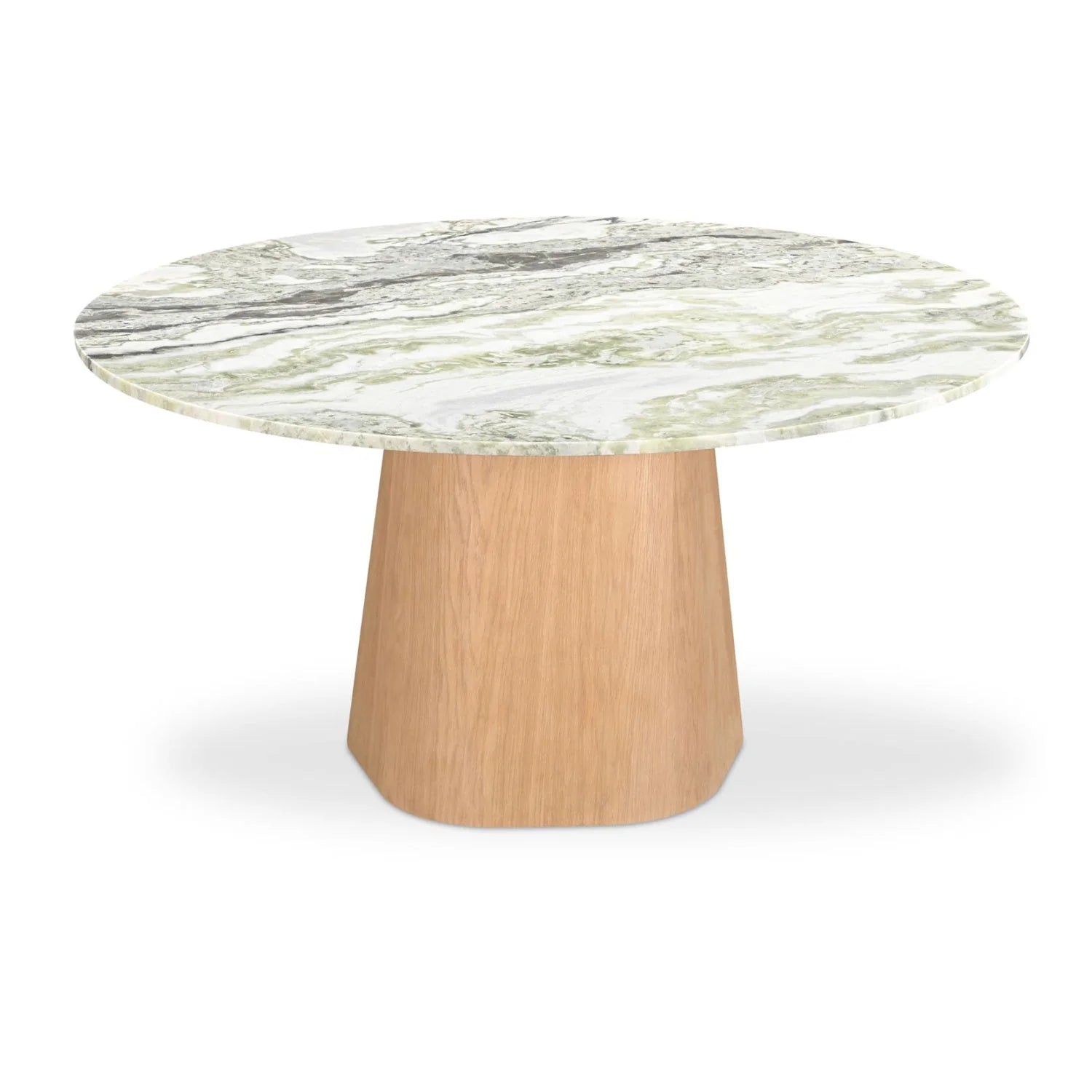 Luxury Evelyn Round Onyx Marble Dining Table Modern Italian Style for Villa