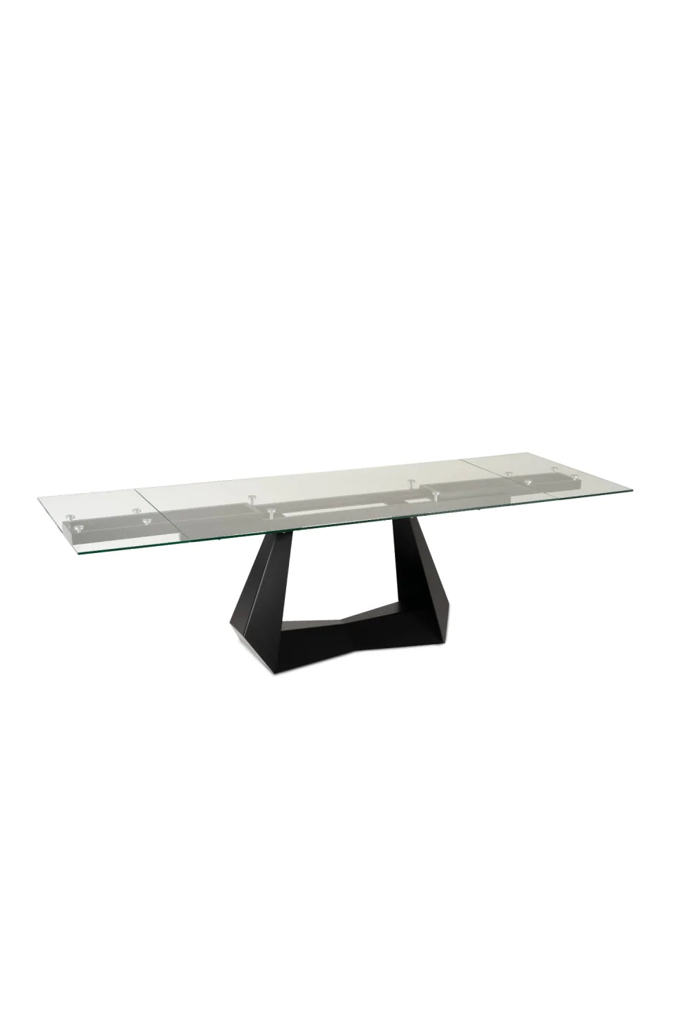 Luxury Extendable Glass Dining Table Modern Italian Style for Villa