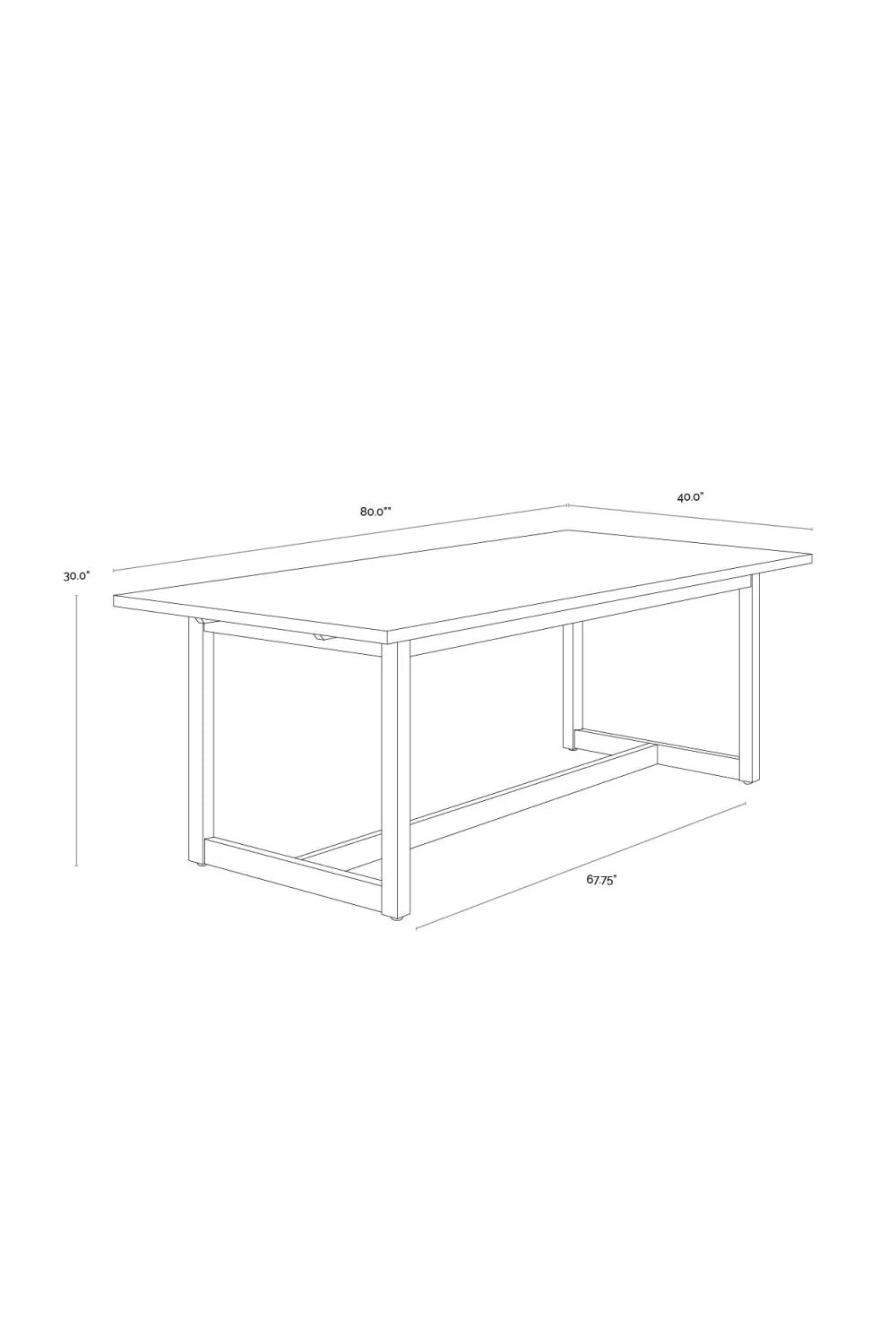 Luxury Extendable Teak Dining Table Modern Italian Style for Villa
