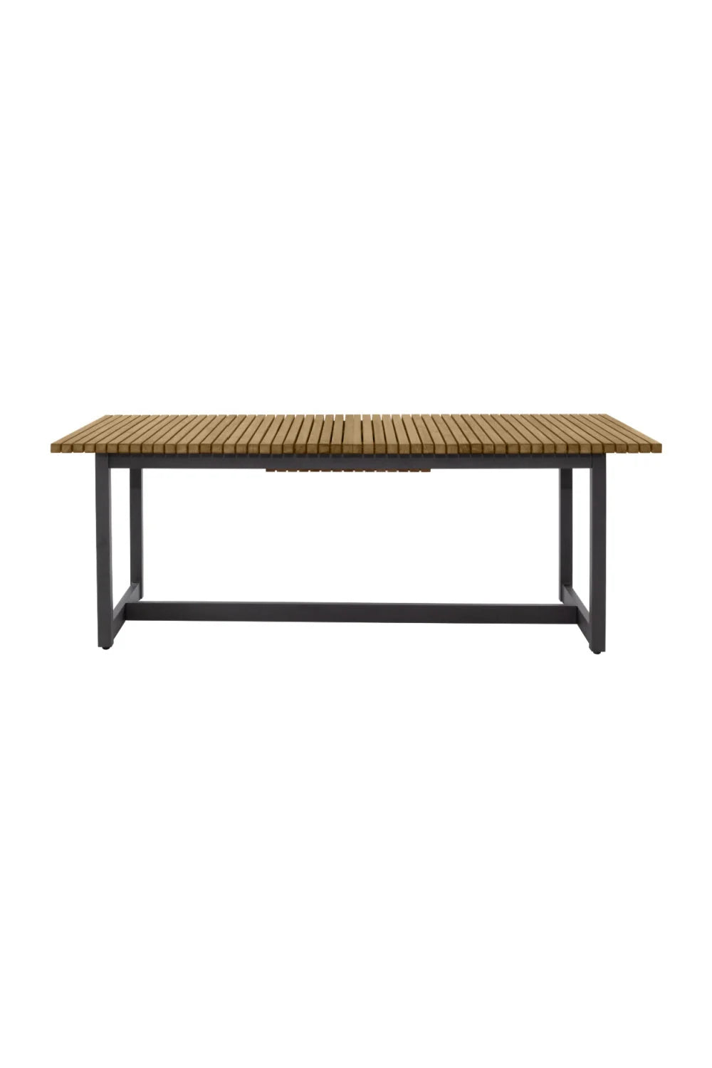 Luxury Extendable Teak Dining Table Modern Italian Style for Villa
