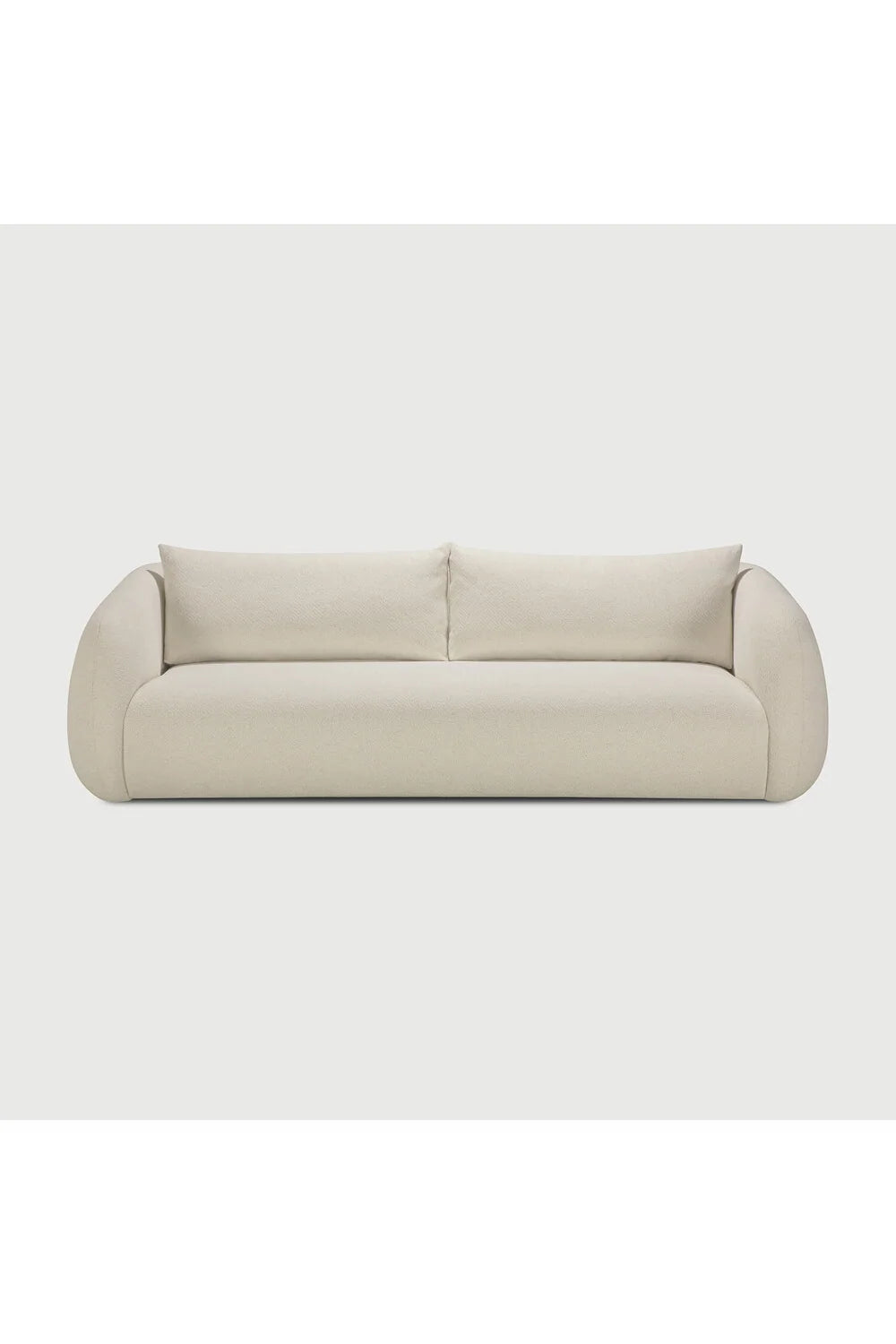 Luxury Fabric 3-Seater Sofa Modern Italian Style for Villa