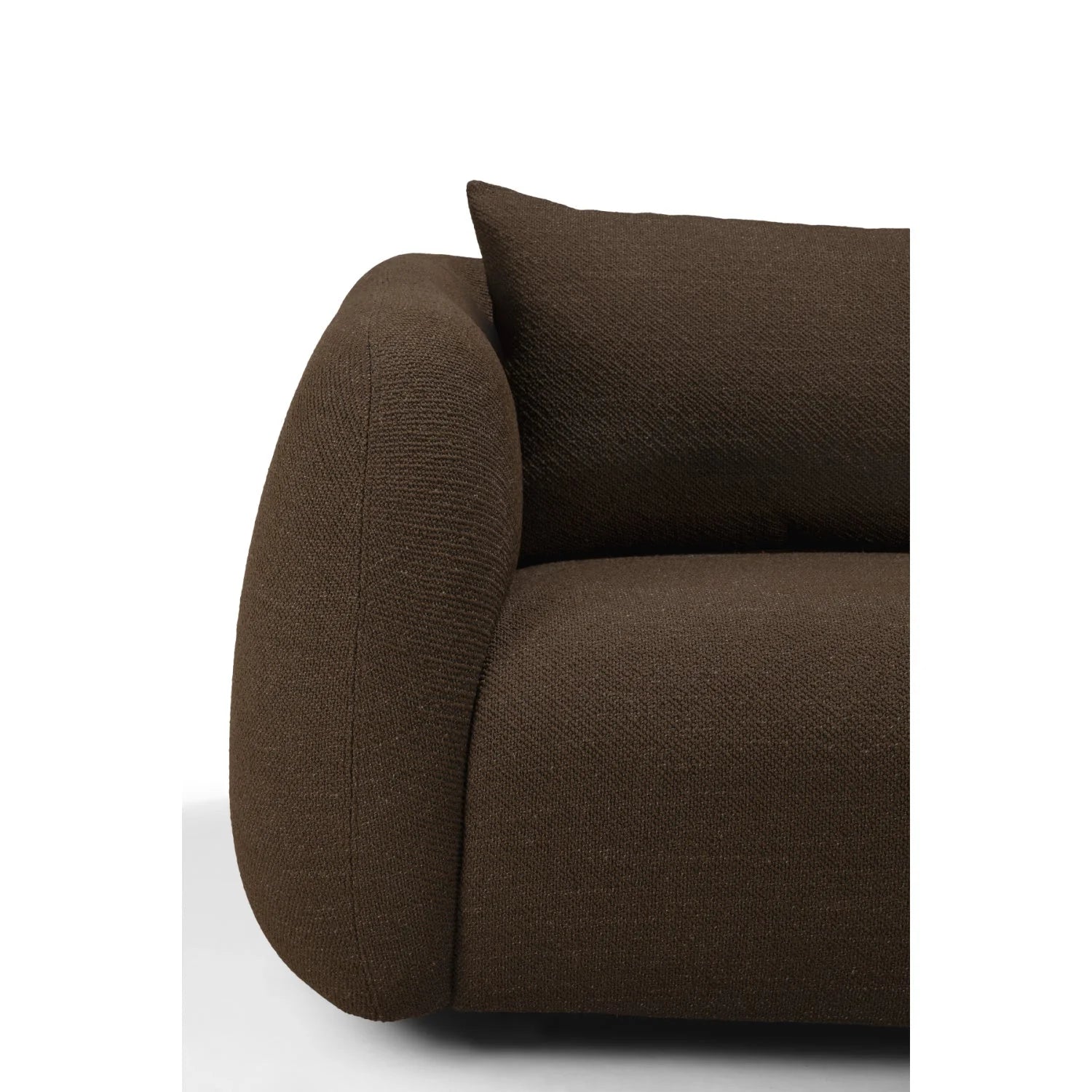 Luxury Fabric 3-Seater Sofa Modern Italian Style for Villa