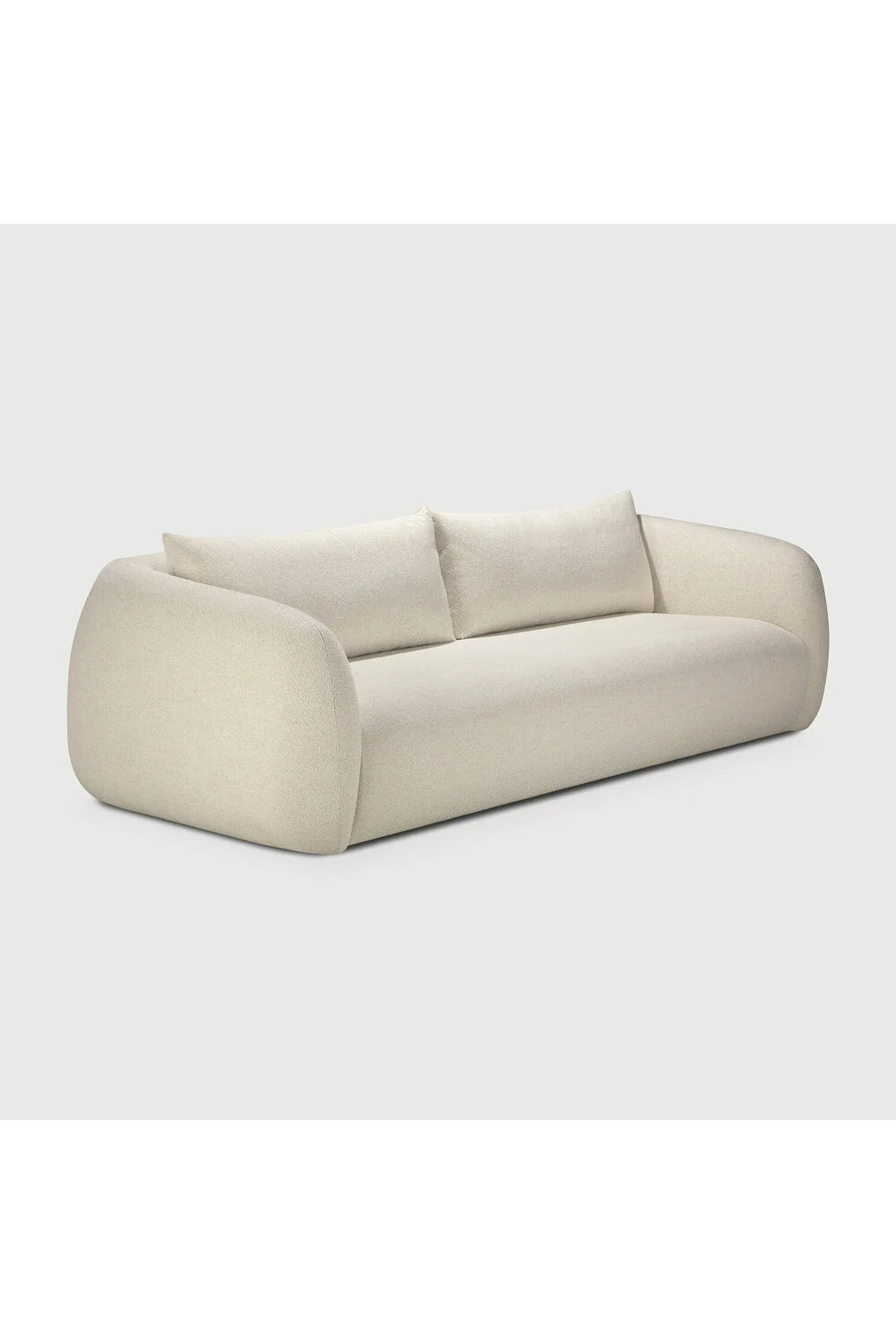 Luxury Fabric 3-Seater Sofa Modern Italian Style for Villa