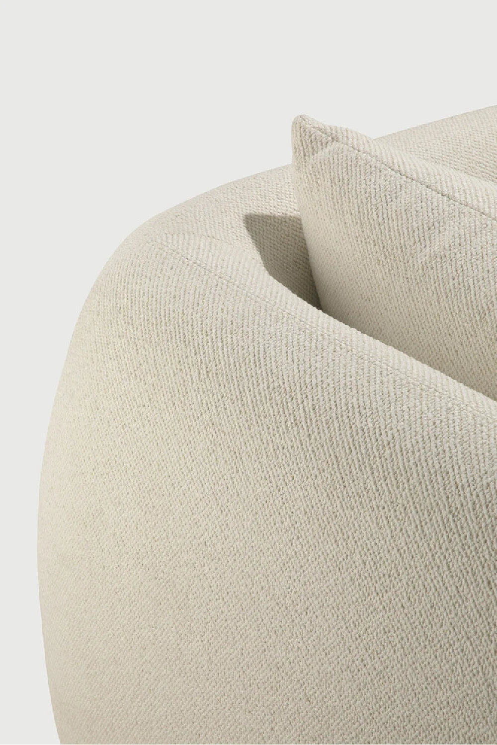Luxury Fabric 3-Seater Sofa Modern Italian Style for Villa
