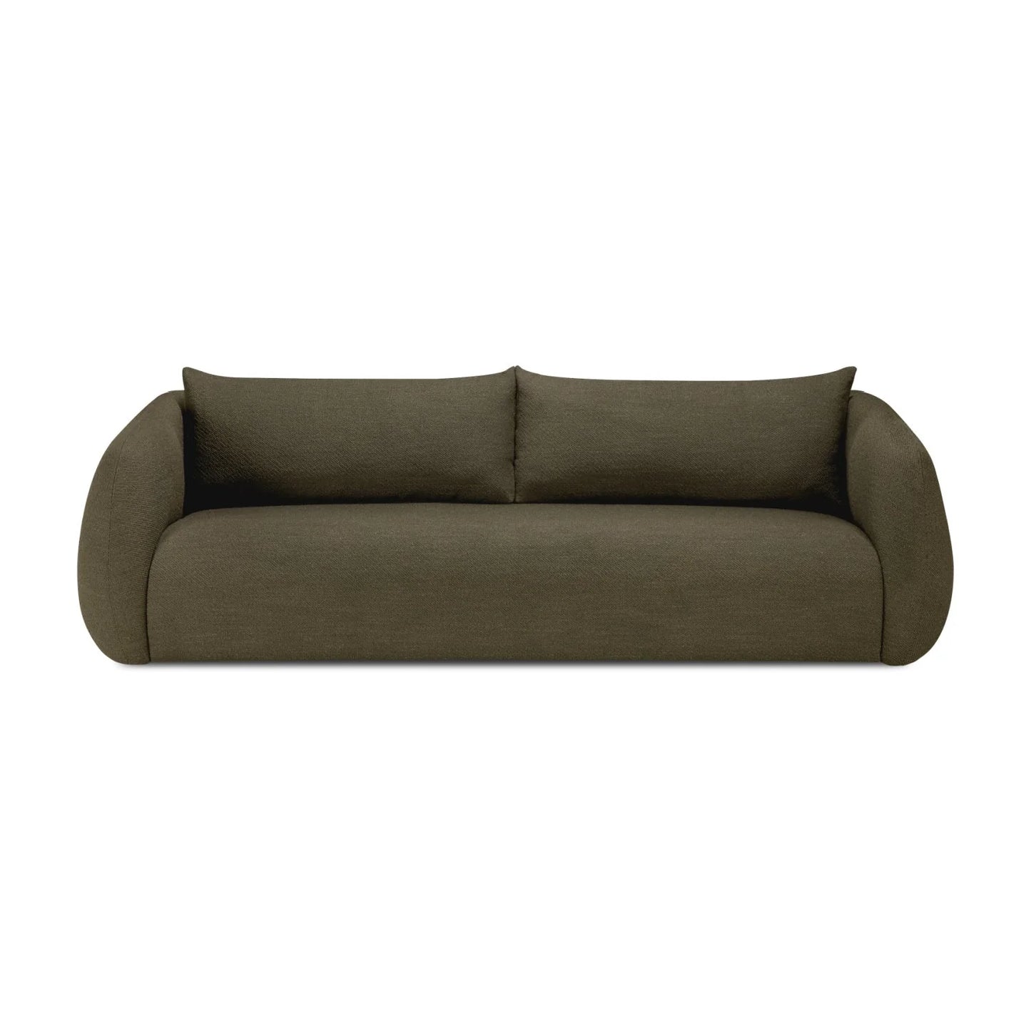 Luxury Fabric 3-Seater Sofa Modern Italian Style for Villa