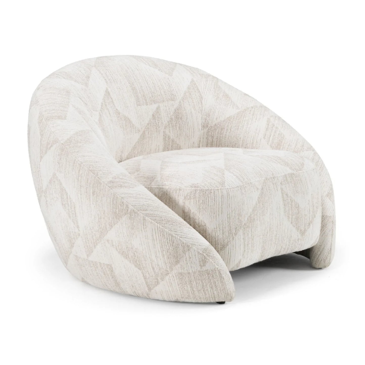 Luxury Fabric Accent Chair Modern Italian Style for Villa