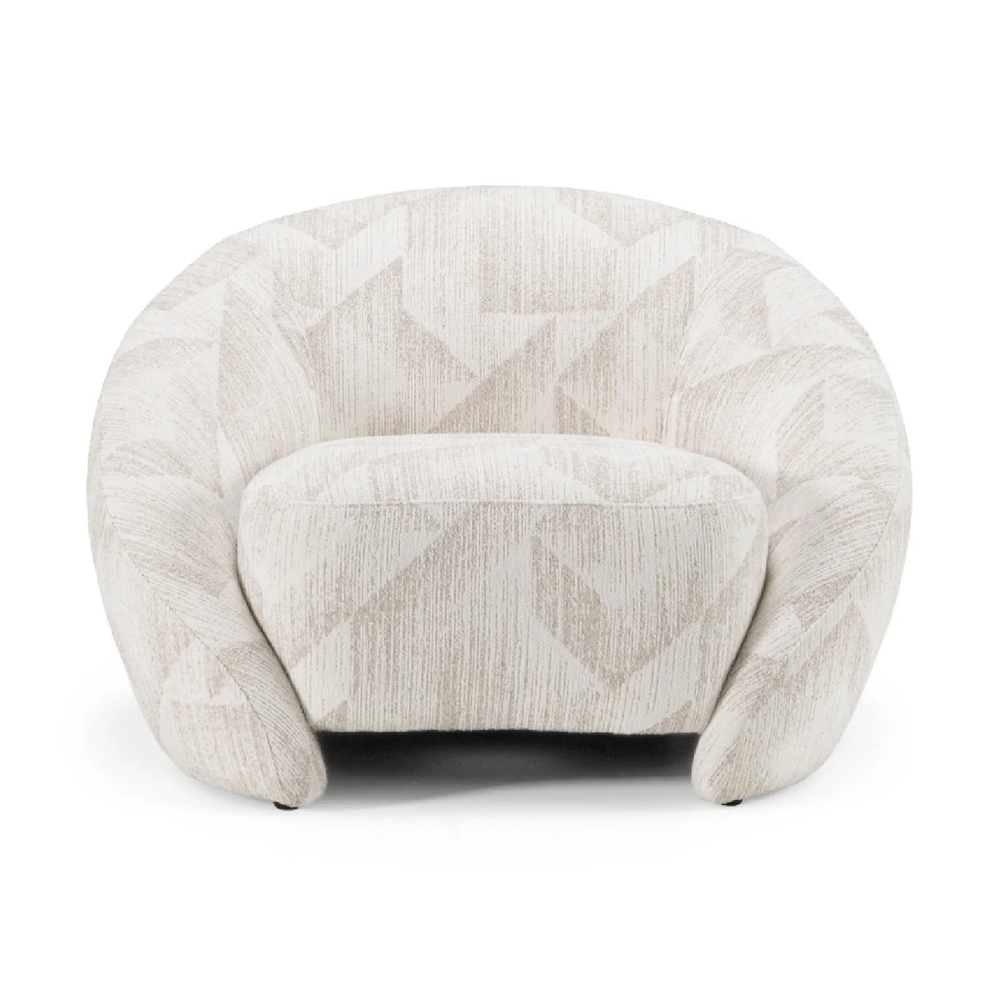 Luxury Fabric Accent Chair Modern Italian Style for Villa