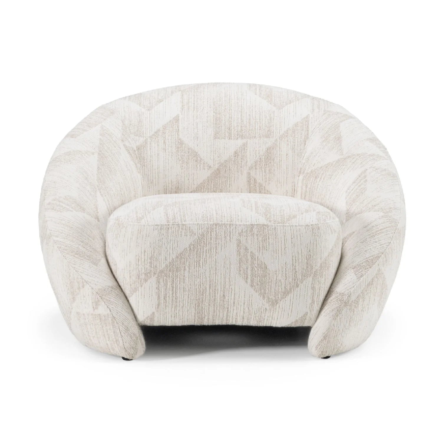 Luxury Fabric Accent Chair Modern Italian Style for Villa