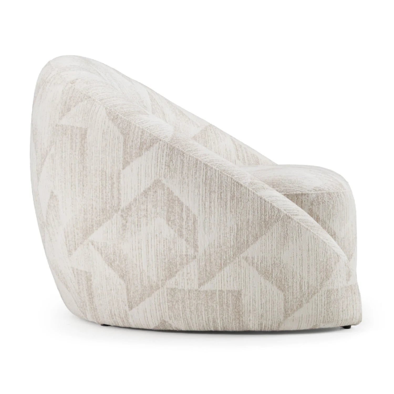 Luxury Fabric Accent Chair Modern Italian Style for Villa