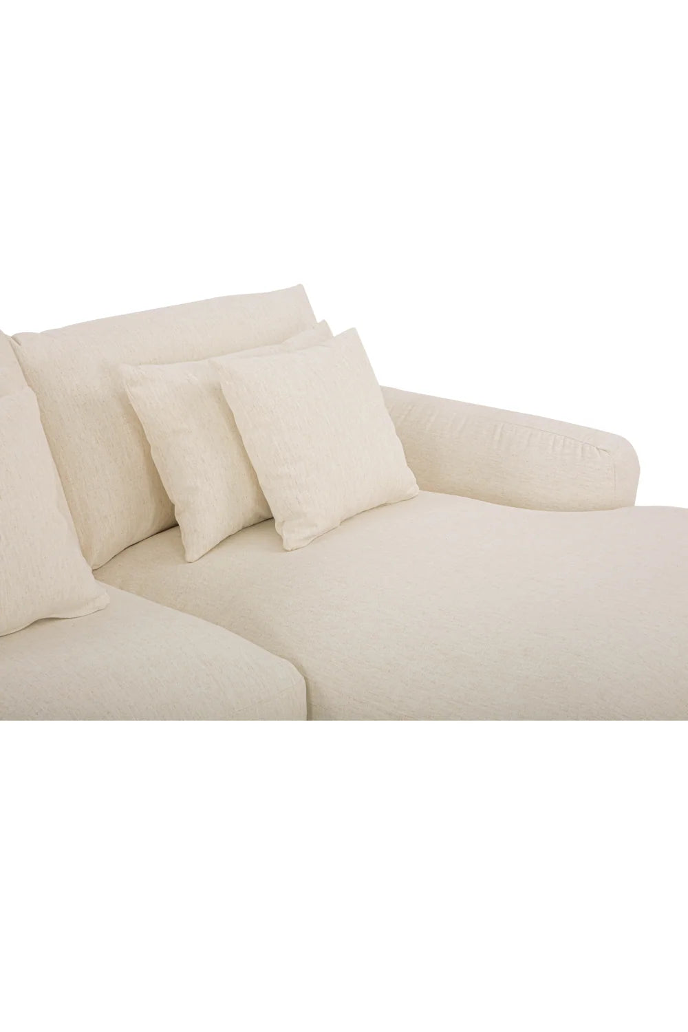 Luxury Fabric L-Shaped Sectional Sofa Modern Italian Style for Villa