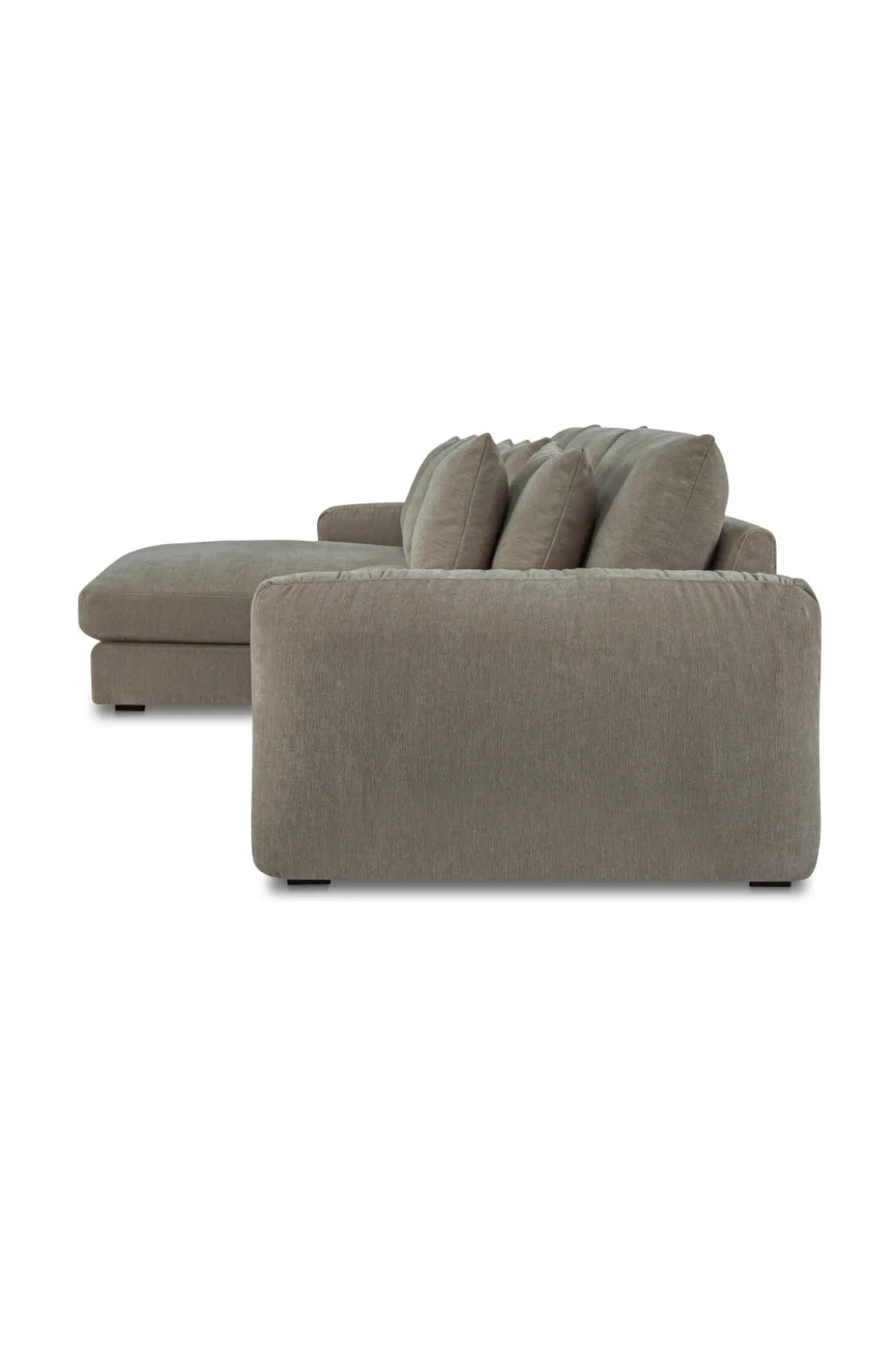 Luxury Fabric L-Shaped Sectional Sofa Modern Italian Style for Villa
