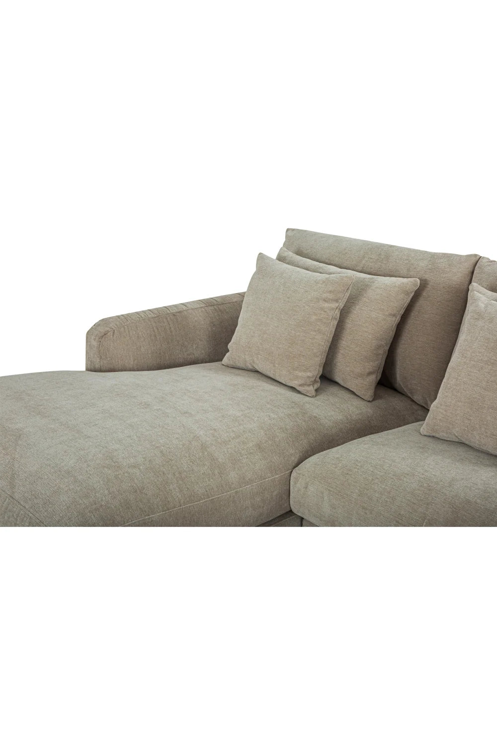 Luxury Fabric L-Shaped Sectional Sofa Modern Italian Style for Villa