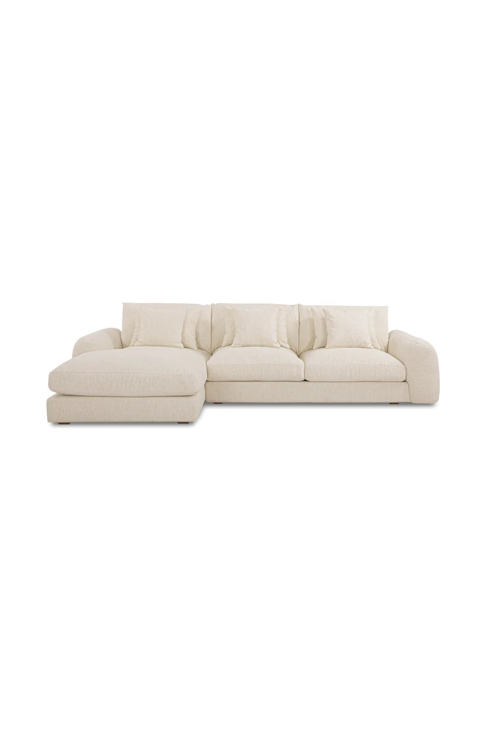 Luxury Fabric L-Shaped Sectional Sofa Modern Italian Style for Villa