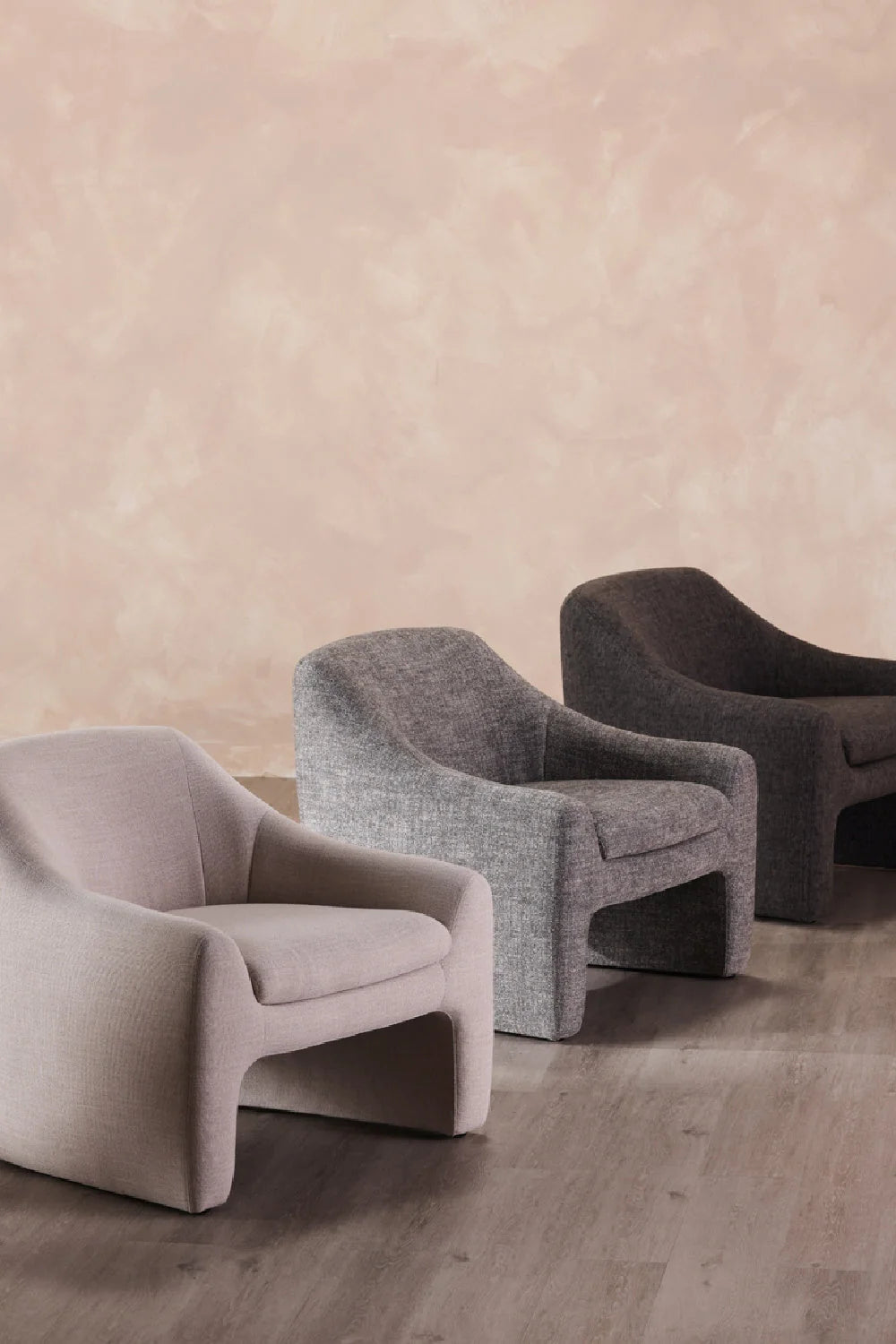 Luxury Fabric Lounge Chair Modern Italian Style for Villa