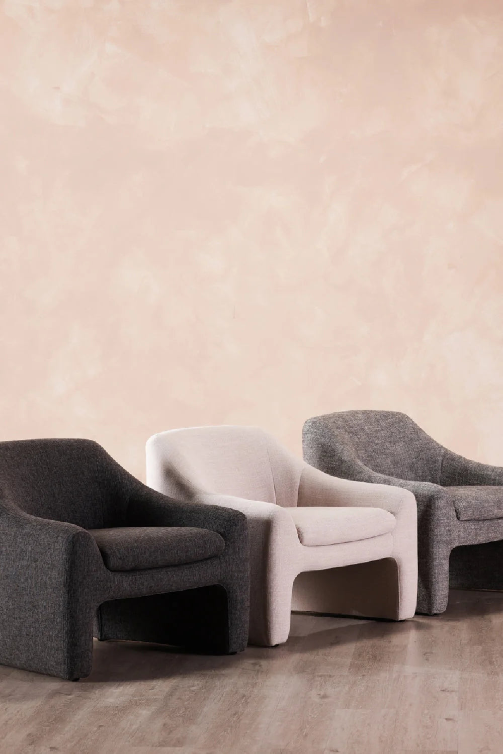 Luxury Fabric Lounge Chair Modern Italian Style for Villa