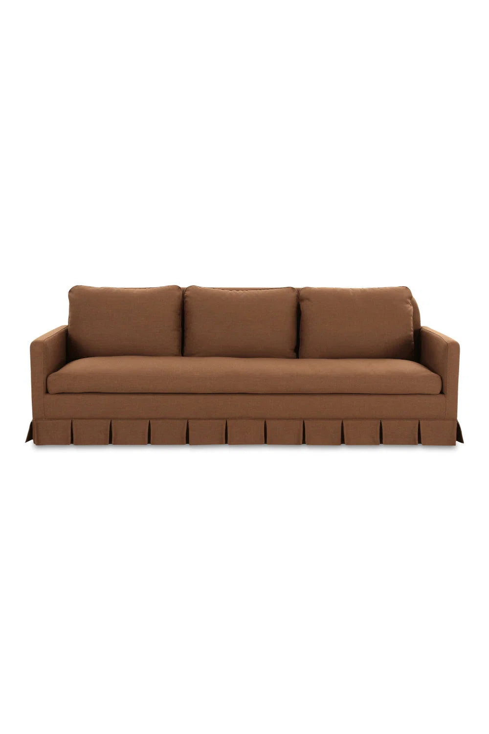 Luxury Fabric Pleated Skirt Sofa Modern Italian Style for Villa