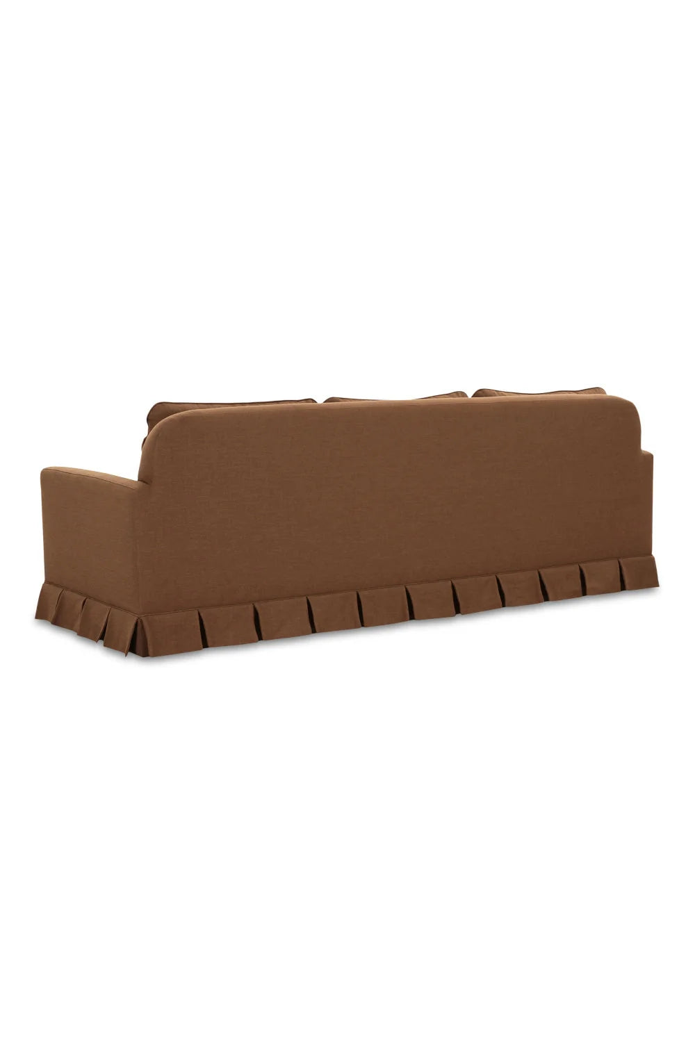 Luxury Fabric Pleated Skirt Sofa Modern Italian Style for Villa