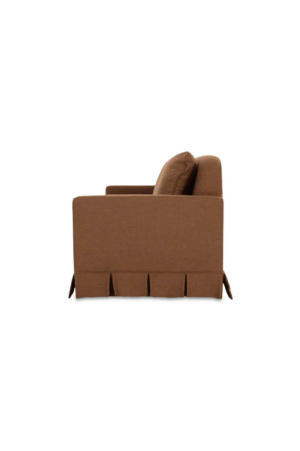 Luxury Fabric Pleated Skirt Sofa Modern Italian Style for Villa