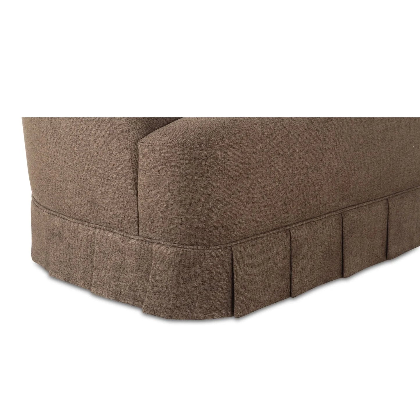 Luxury Fabric Pleated Swivel Chair Modern Italian Style for Villa