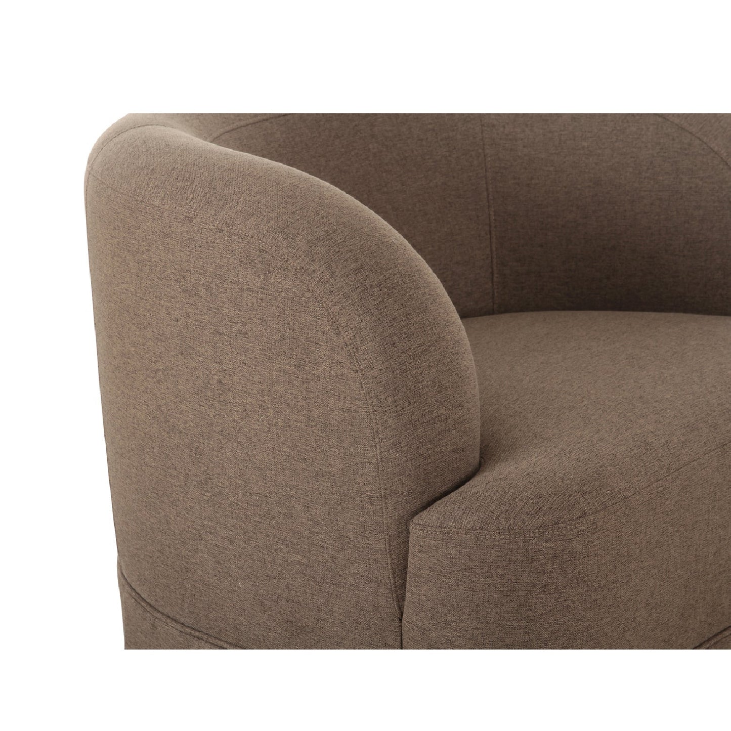 Luxury Fabric Pleated Swivel Chair Modern Italian Style for Villa