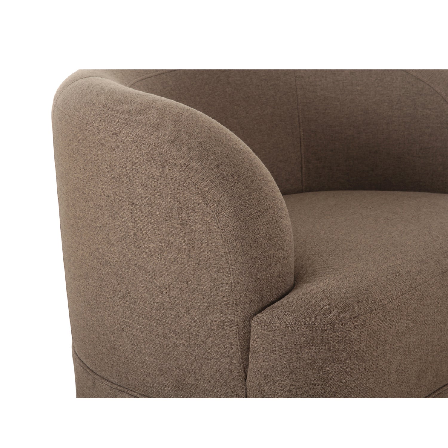 Luxury Fabric Pleated Swivel Chair Modern Italian Style for Villa