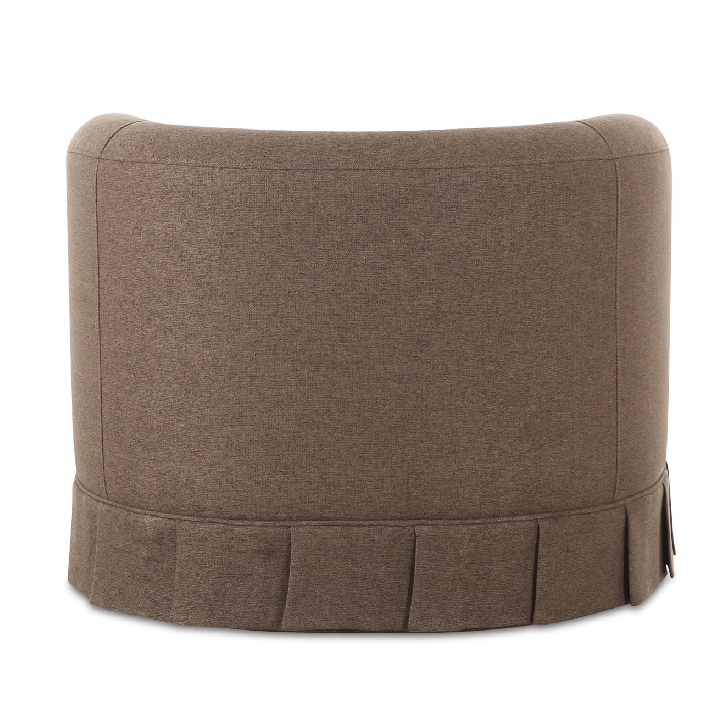 Luxury Fabric Pleated Swivel Chair Modern Italian Style for Villa